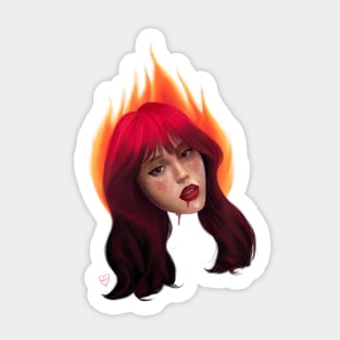 Mina Fuego Sticker